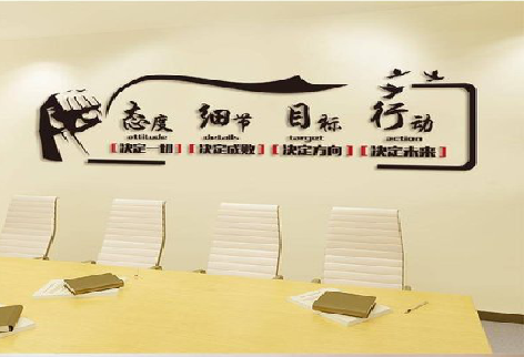 洋县企业文化墙主要展示什么？