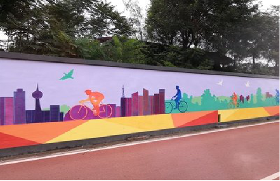 洋县墙体彩绘-围墙