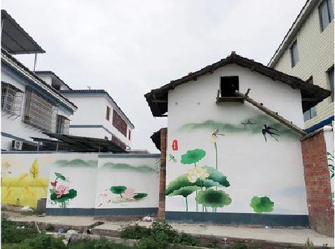 洋县室外墙绘-从选材到保养。