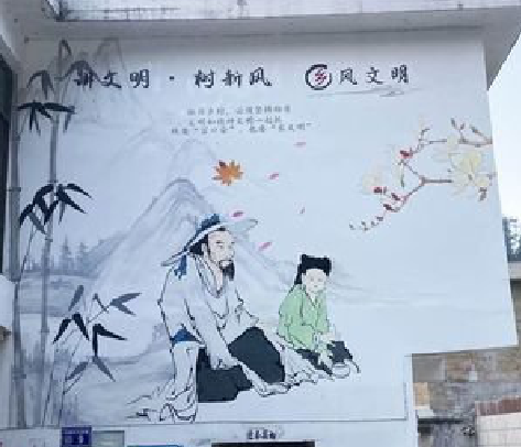 洋县分享几个墙绘保养知识。