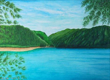 洋县在墙绘中，如何绘画绿水青山？